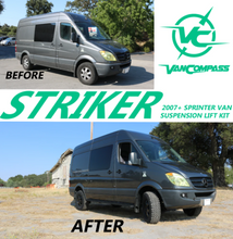 Load image into Gallery viewer, STRIKER 2" LIFT KIT (COMPLETE) - SPRINTER 2WD (2007-2018) BY VAN COMPASS
