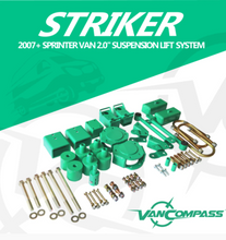 Load image into Gallery viewer, STRIKER 2" LIFT KIT (COMPLETE) - SPRINTER 2WD (2007-2018) BY VAN COMPASS